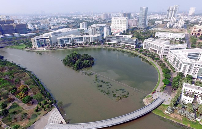 A view of the Phu My Hung residential area in District 7, HCM City (Photo: VNA)