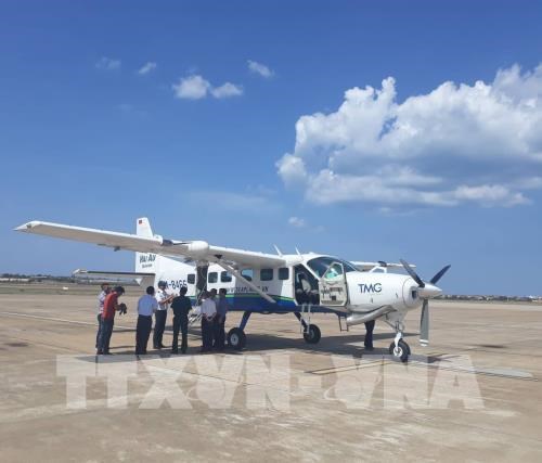 The flight between Da Nang city and Dong Hoi, the capital city of Quang Binh province, will be operated on a 12-seat Cessna Grand Caravan 208B-EX plane. (Photo: VNA)