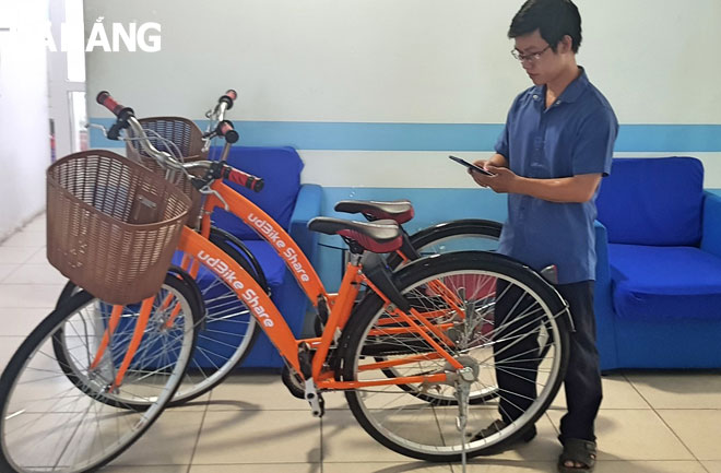 Xe đạp “chia sẻ thông minh” phục vụ du lịch có thể dễ dàng, thuận tiện cho người sử dụng.