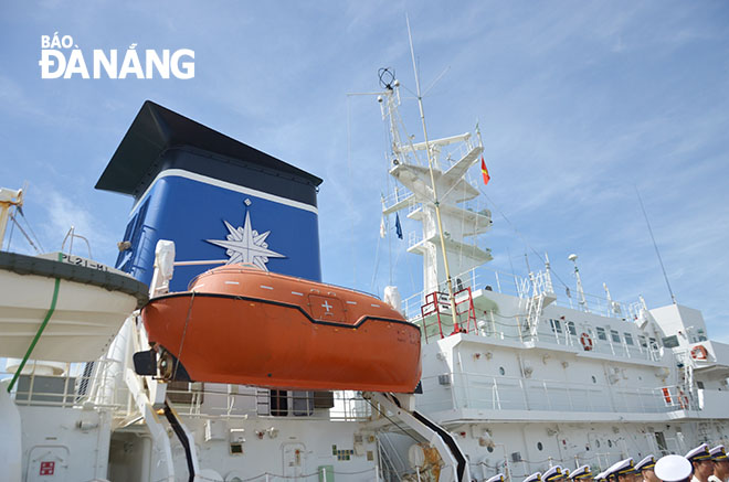 Đây là lần thứ 6, tàu của LLBVBB Nhật Bản thăm Đà Nẵng.