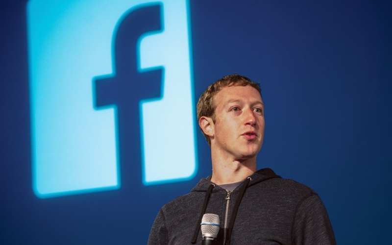 CEO Mark Zuckerberg của Facebook. Ảnh: Bloomberg
