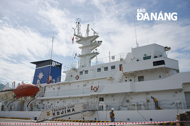  The Japan Coast Guard training vessel KOJIMA