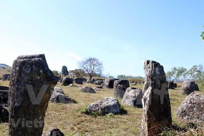 A view of the Plain of Jars, which is named a World Heritage site by UNESCO. (Photo: VNA)