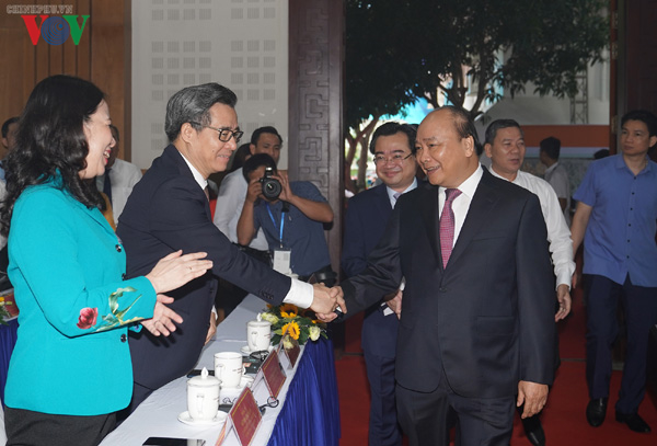 Thủ tướng Nguyễn Xuân Phúc và các đại biểu dự Hội nghị xúc tiến đầu tư Kiên Giang