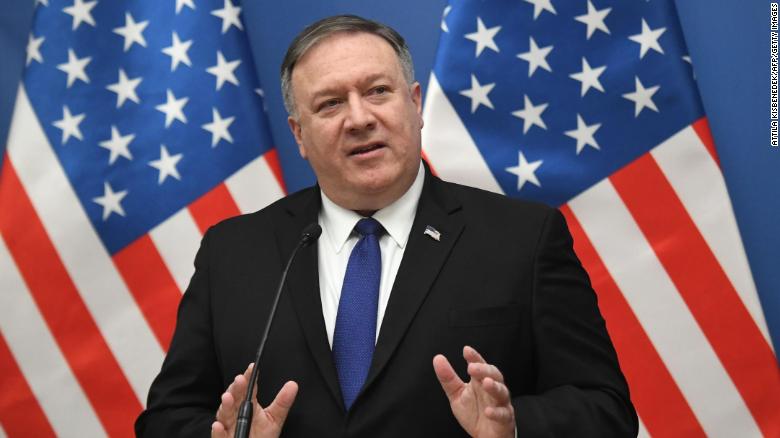 Ngoại trưởng Mỹ Mike Pompeo. Ảnh: CNN