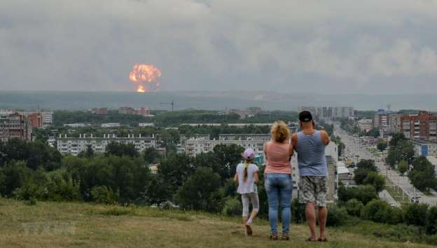 Vụ nổ động cơ tên lửa ở Nga: Mức phóng xạ tăng 16 lần