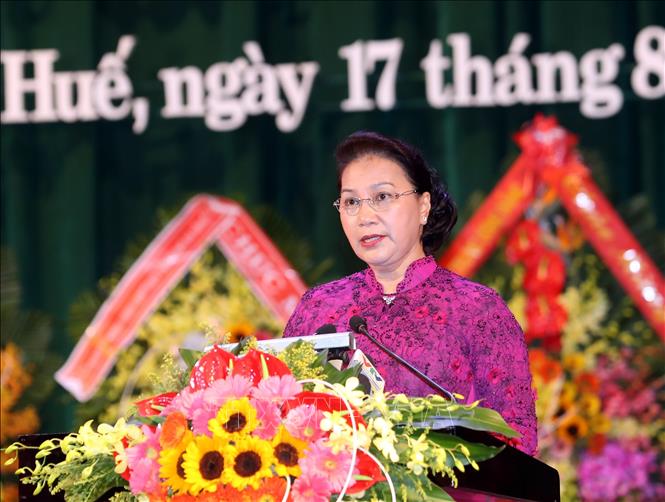 Chủ tịch Quốc hội dự Lễ Kỷ niệm 30 năm Ngày tái lập tỉnh Thừa Thiên Huế