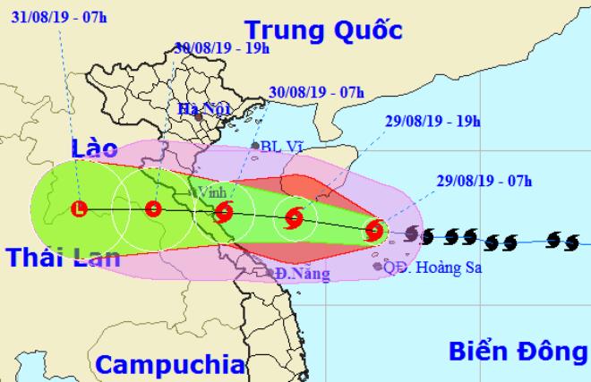 Bão số 4 dự kiến đổ bộ Nghệ An - Quảng Bình, Bắc Trung Bộ mưa to đến rất to