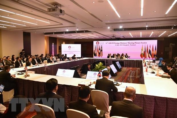 Participants at the 52nd ASEAN Foreign Ministers’ Meeting (AMM-52)(Source: VNA)