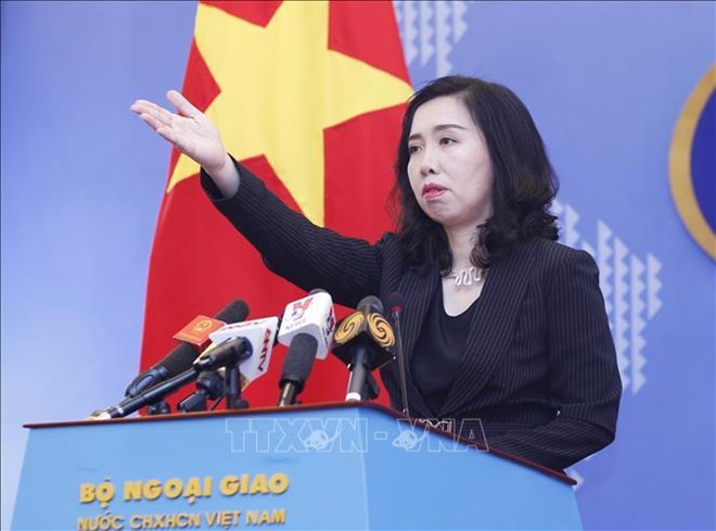 Spokeswoman of the Vietnamese Ministry of Foreign Affairs Le Thi Thu Hang (Photo: VNA)