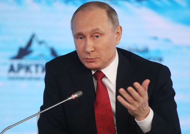 Tổng thống Vladimir Putin đã mang lại sự ổn định về kinh tế, chính trị cho nước Nga và khôi phục vị thế của quốc gia này.				Ảnh: Getty Images