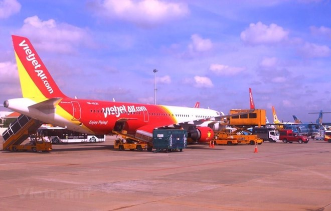 A plane of Vietjet Air (Photo: VNA)