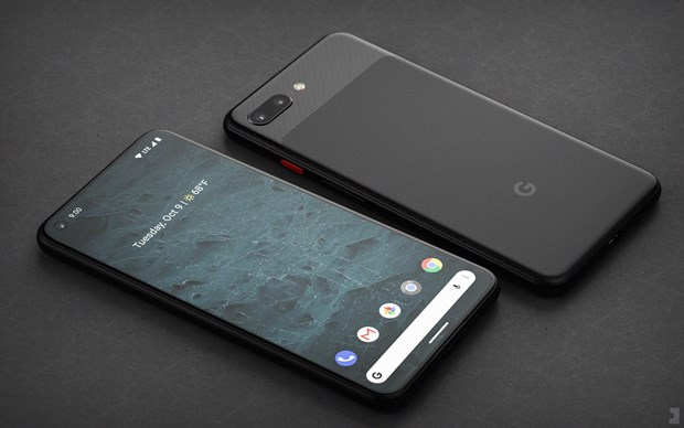 Hình ảnh concept mẫu điện thoại Google Pixel 4. (Ảnh: BGR.com)