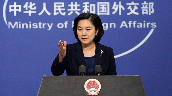 Người phát ngôn Bộ Ngoại giao Trung Quốc Hoa Xuân Oánh chỉ trích Mỹ tại cuộc họp báo thường kỳ ngày 13-8-2019. Ảnh: Tân Hoa Xã