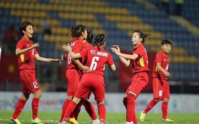 Viet Nam's women football team (Source: thethao247.vn)