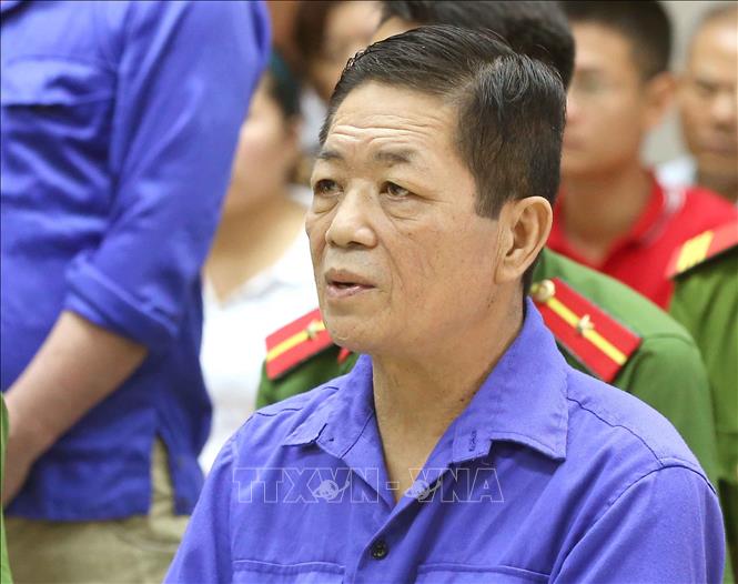 ​Bị cáo Nguyễn Kim Hưng tại tòa. Ảnh: Doãn Tấn/TTXVN