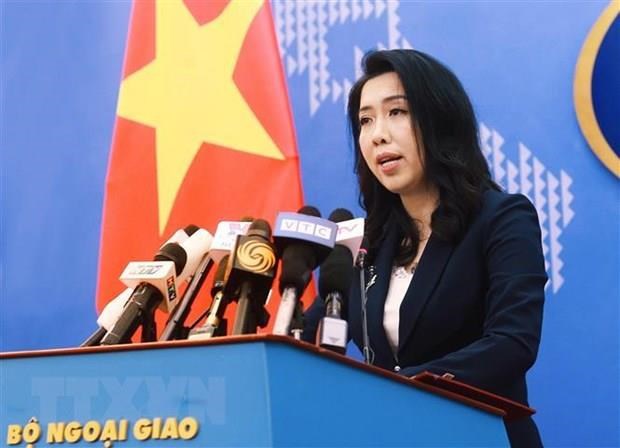 The Vietnamese Foreign Ministry’s Spokeswoman Le Thi Thu Hang (Photo: VNA)