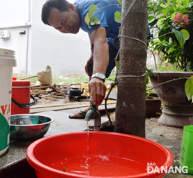 Nhiều khu vực ở phường Nại Hiên Đông (quận Sơn Trà) đã có nước sinh hoạt.