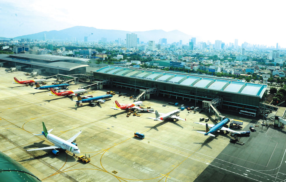 Da Nang International Airport is the largest of its kind in the central region, and the 3rd largest of its kind in Viet Nam