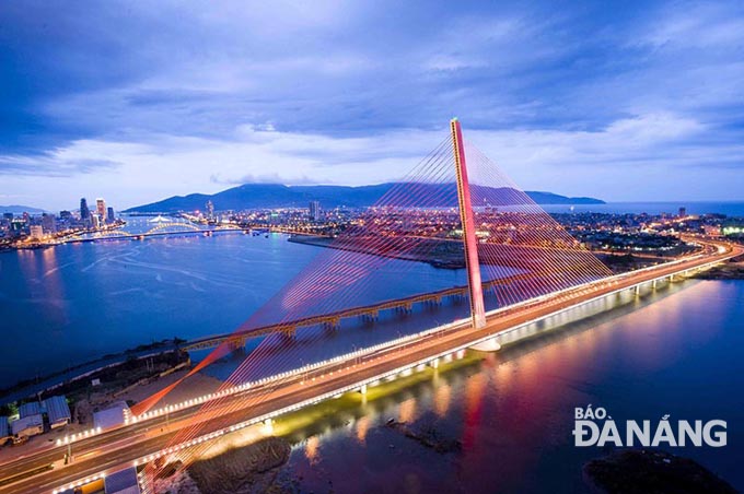Cầu Trần Thị Lý được ứng dụng các giải pháp kỹ thuật, công nghệ mới vào thi công xây dựng.