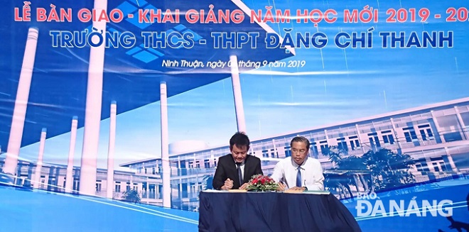 Trung Nam Group đầu tư trên 50 tỷ đồng xây dựng trường học tặng tỉnh Ninh Thuận, Trà Vinh