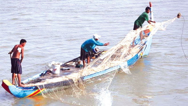 Nước sông Mekong xuống thấp