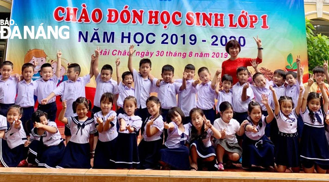 Trường tiểu học Phù Đổng, quận Hải Châu chào đón học sinh khối lớp 1 - năm học 2019-2020.