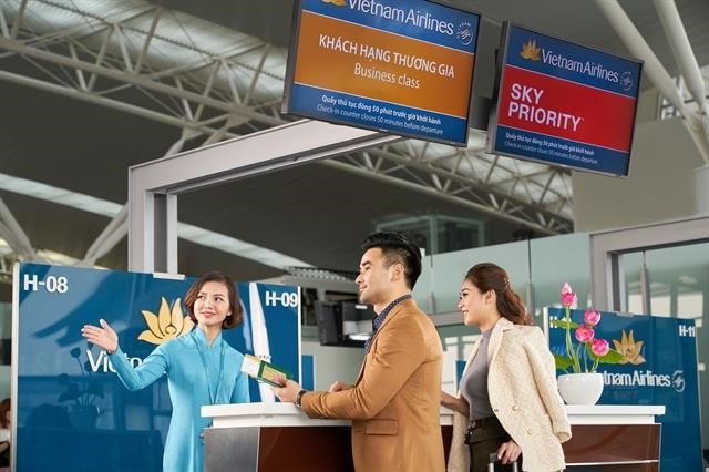 The launch of this payment method allows Vietnam Airlines’ passengers to enjoy its 4-star services at attractive prices (Photo courtesy of Vietnam Airlines)