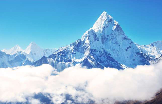 Đỉnh núi Everest, Nepal.