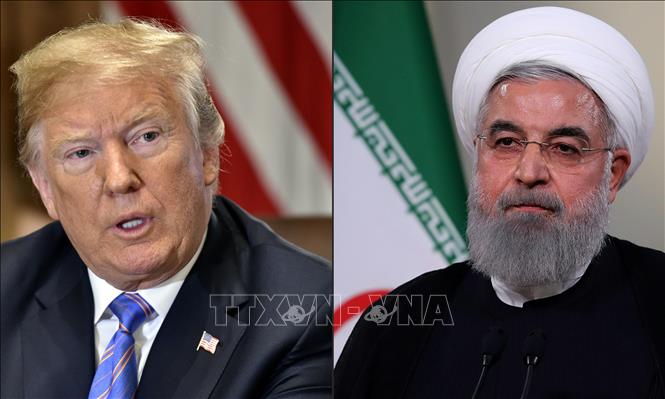 Tổng thống Mỹ Donald Trump (trái) và Tổng thống Iran Hassan Rouhani (phải). Ảnh: AFP/TTXVN