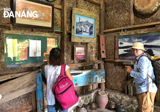 Fisheries-related exhibits on display at the Dong Dinh Museum