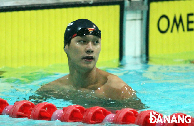 Swimmer Hoang Quy Phuoc from Da Nang is hoped to shine at this year’s event