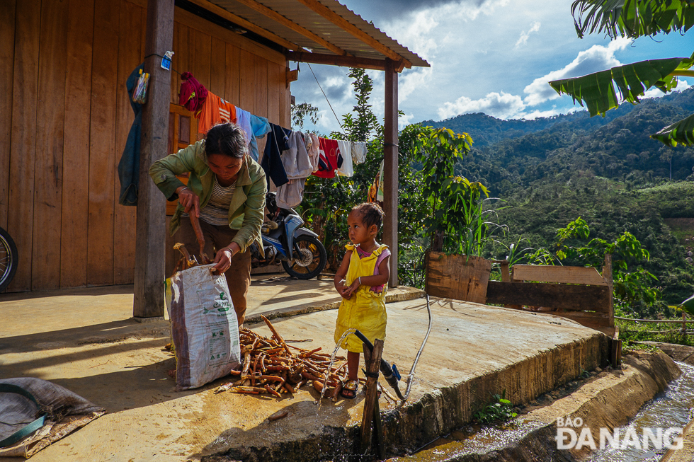 The commune is now home to many Gie-Trieng ethnic minority people 