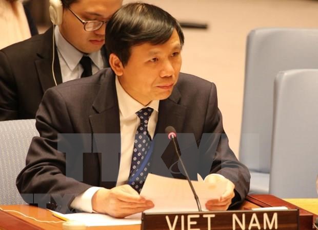 Ambassador Dang Dinh Quy, head of Vietnam’s permanent mission to the UN (Photo: VNA)