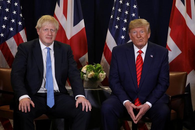 Tổng thống Mỹ Donald Trump gặp gỡ Thủ tướng Anh Boris Johnson.