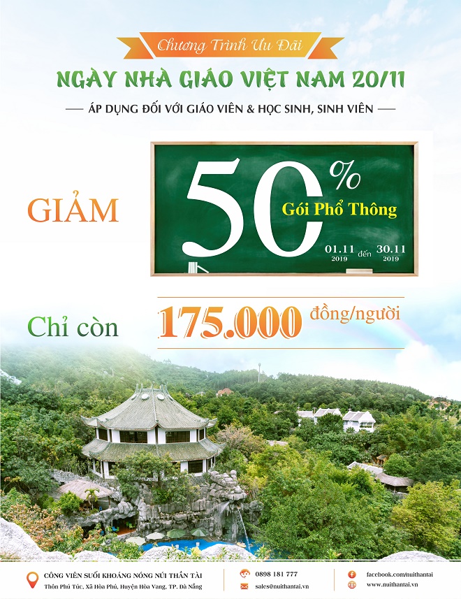 Núi Thần Tài: giá vé chỉ còn 175.000 đồng chào mừng Ngày Nhà giáo Việt Nam