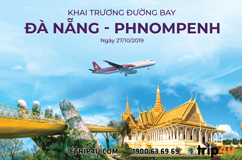 Thêm đường bay mới Phnom Penh - Đà Nẵng