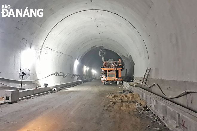  Drilling work at the Hai Van Tunnel 2 has been completed 6 months ahead of schedule