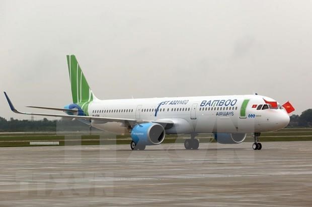 An aircraft of Bamboo Airways. The airline was Viet Nam's most punctual carrier in the first nine months of 2019. (Photo: VNA)