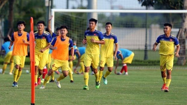 Viet Nam U19s wrap up their third training period for the 2020 AFC U19 Championship Qualifiers by attending the GSB Bangkok Cup 2019 in Thailand. (Photo: Vietnam Football Federation)