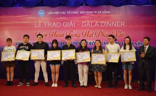 The awards ceremony for the French Singing Competition 2019 for the Central Region and Highlands