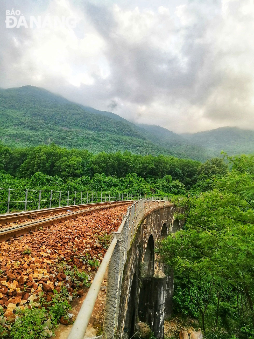 The bridge is a part of the north-to-south railway system.