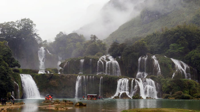 Thác Bản Giốc tại Cao Bằng.