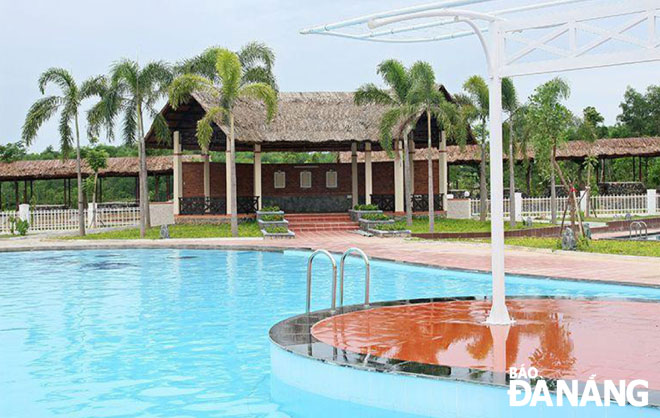 A corner view of the Phuoc Nhon Hot Springs