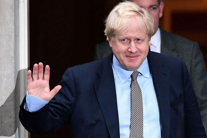 Thủ tướng Anh Boris Johnson muốn tổ chức bầu cử sớm vào ngày 12-12.                Ảnh: EPA