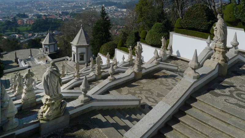 Thánh địa Bom Jesus do Monte ở Braga, Bồ Đào Nha (Ảnh: João Paulo Sotto Mayor).