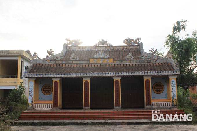 Đình làng Cẩm Toại, xã Hòa Phong, huyện Hòa Vang được đầu tư trên 4 tỷ đồng để bảo tồn, tôn tạo, phục hồi di tích.