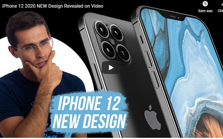 Lộ diện thiết kế mới nhất của của iPhone 12