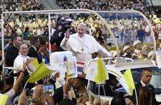Người dân Thái Lan chào đón Giáo hoàng Francis