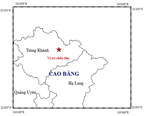 Động đất ở Cao Bằng gây rung lắc mạnh ở Hà Nội và nhiều nơi